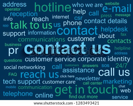 CONTACT US Tag Cloud