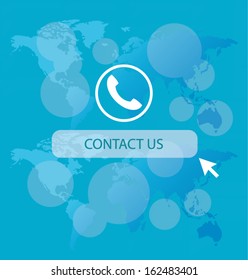 contact us. vector Illustration.