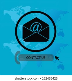  contact us. vector Illustration.