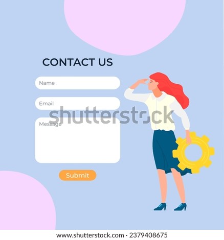 Contact us. Vector illustration. Our web page provides detailed content about our products services. Contact us form. Stay connected with us through our social media channels Advancement technology