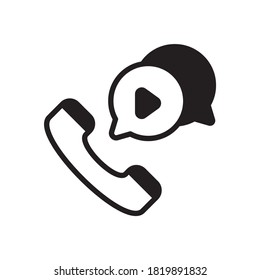 Contact Us vector style icon. EPS 10 file