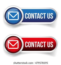 Contact Us - web contact icon design element