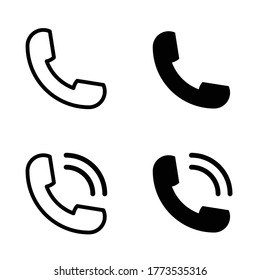 Contact us.Telephone, communication. icon in flat style. Vector illustration. Phone icon set. Telephone symbol. icon telephone call. Phone on white background.Vector illustration.