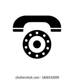 Contact us.Telephone, communication. icon in flat style.