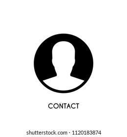 Contact vector icon