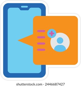 Contact vector icon. Can be used for printing, mobile and web applications.