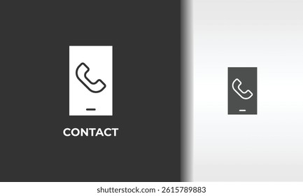 Contact Vector, Icon Or Logo Sign Isolated Symbol Illustration