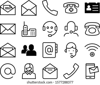 contact vector icon set such as: plus, teamwork, console, rounded, id, friendship, sms, list, note, security, responsive, style, profile, human, object, community, directory, reception, consultant