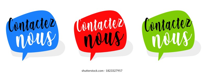 13 Contactez Nous Images, Stock Photos & Vectors | Shutterstock