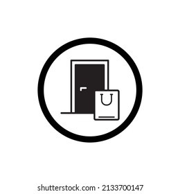 contactless deliver icons  symbol vector elements for infographic web