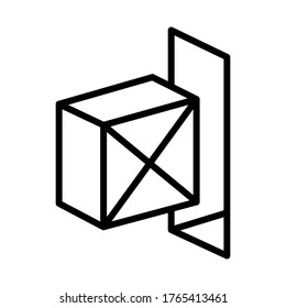 Contactless Delivery, Fast Hands, No Contact Package, icon vector illustrations
