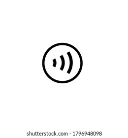 Contactless icon vector concept eps10