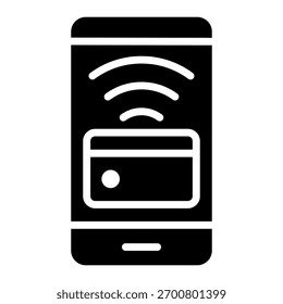 Elemento de icono de pago sin contacto para el diseño