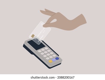 Contactless payment with a bank credit card, transparent wireless transactions, new technologies