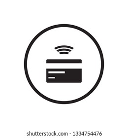 contactless payment base icon.Can be used for web, print and mobile