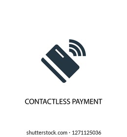 contactless payment icon. Simple element illustration. contactless payment concept symbol design. Can be used for web and mobile.