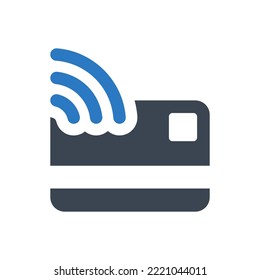 Contactless payment icon (Vector illustration)