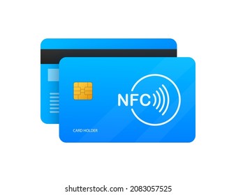 Contactless Payment Methods Mobile smart phone and wireless POS Terminal realistic style. Vector stock illustration.