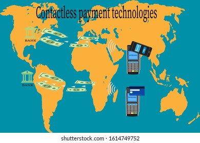 Contactless payment technologies with phone, with card 