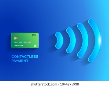 Contactless payment. Wireless payment