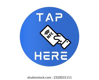 Contactless wireless pay sign logo. NFC technology contact less credit card.