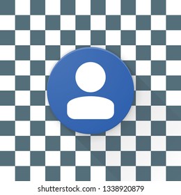 Contacts Adaptive icon Material Design illustration