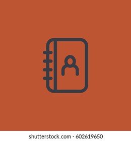 Contacts book icon
