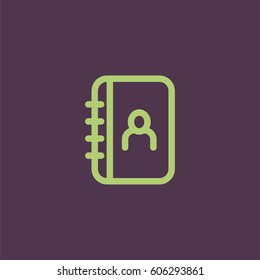 Contacts book icon