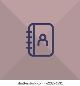 Contacts book icon