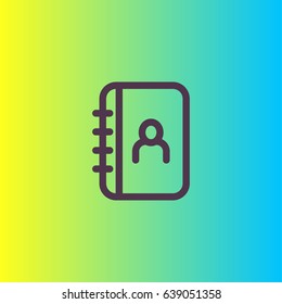 Contacts book icon