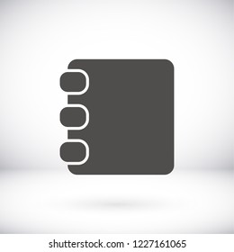 contacts book icon. Vector Eps 10