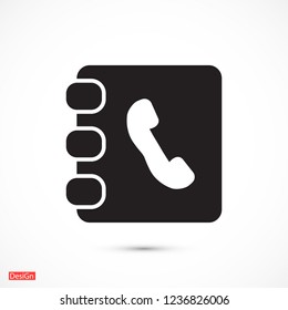 contacts book icon. Vector Eps 10