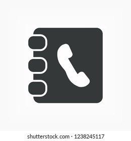 contacts book icon. Vector Eps 10