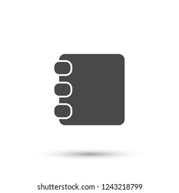 contacts book icon. Vector Eps 10