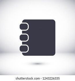 contacts book icon. Vector Eps 10