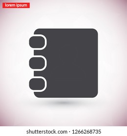 contacts book icon. Vector Eps 10