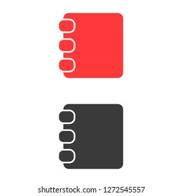 contacts book icon. Vector Eps 10