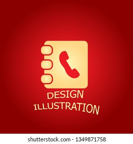 contacts book icon. Vector Eps 10