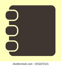 contacts book icon. Vector Eps 10