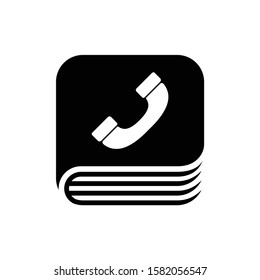 Contacts book icon. Vector EPS 10 icon. The job is done for your use.