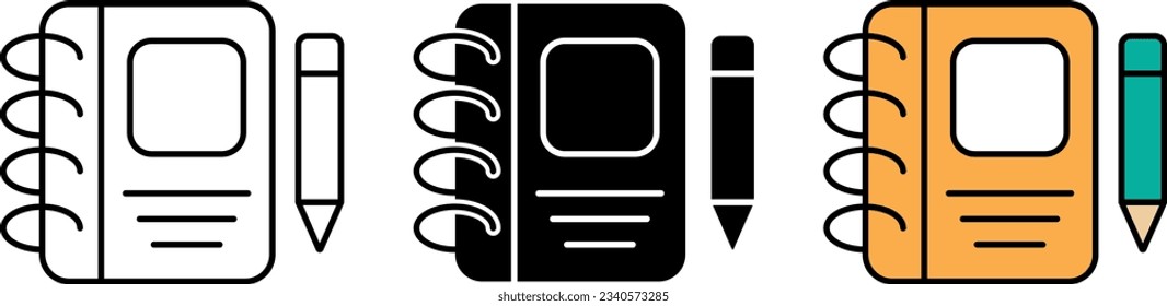 Contacts Book Vector Fill outline Icon Design illustration. Network and communication Symbols collectioin. Vector ilustration. 
