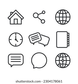 A Set of Vector Flat Icons.Transform your designs with our