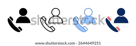 Contacts icon sheet multiple style collection