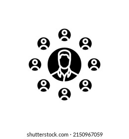 contacts icon in vector. logotype