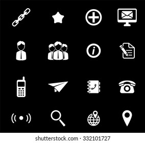 Contacts icons