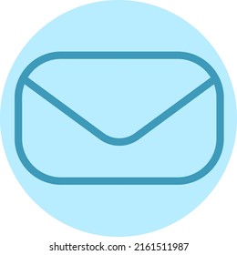 Contacts mail, illustration, vector on a white background.