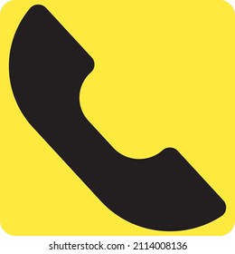 Contacts phone, illustration, vector on a white background.