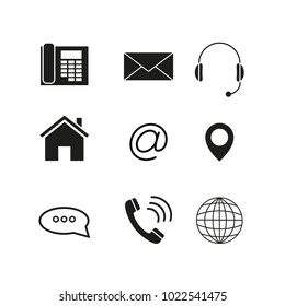 Contacts set icons