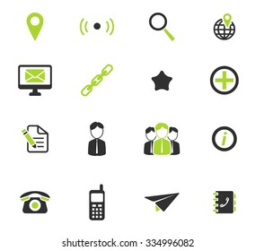 Contacts simply symbol for web icons