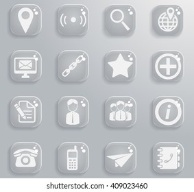 Contacts simply symbol for web icons and user interface